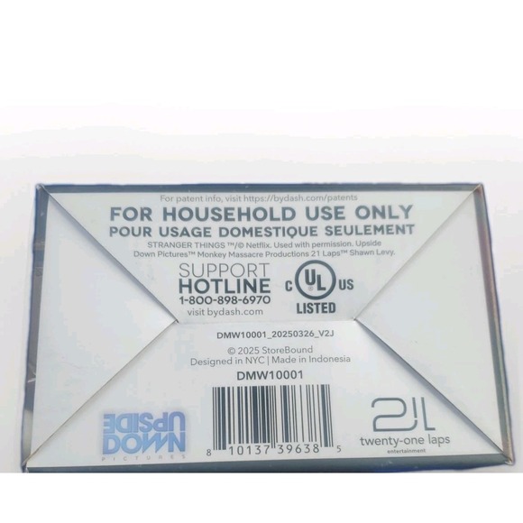 Netflix Stranger Things Dash Limited Edition MINI WAFFLE MAKER Ceramic Nonstick - Picture 5 of 5